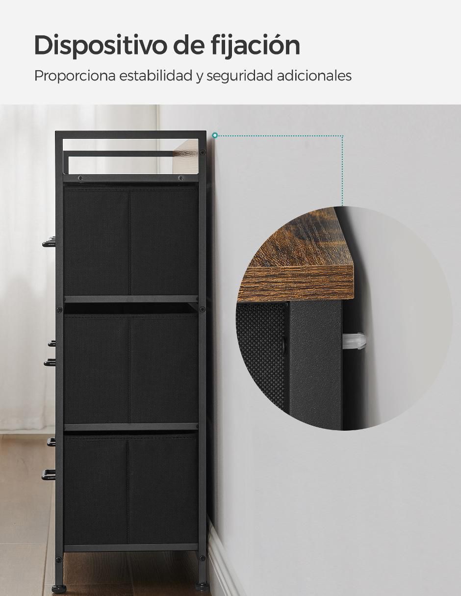 Cómoda Bellah de acero 3