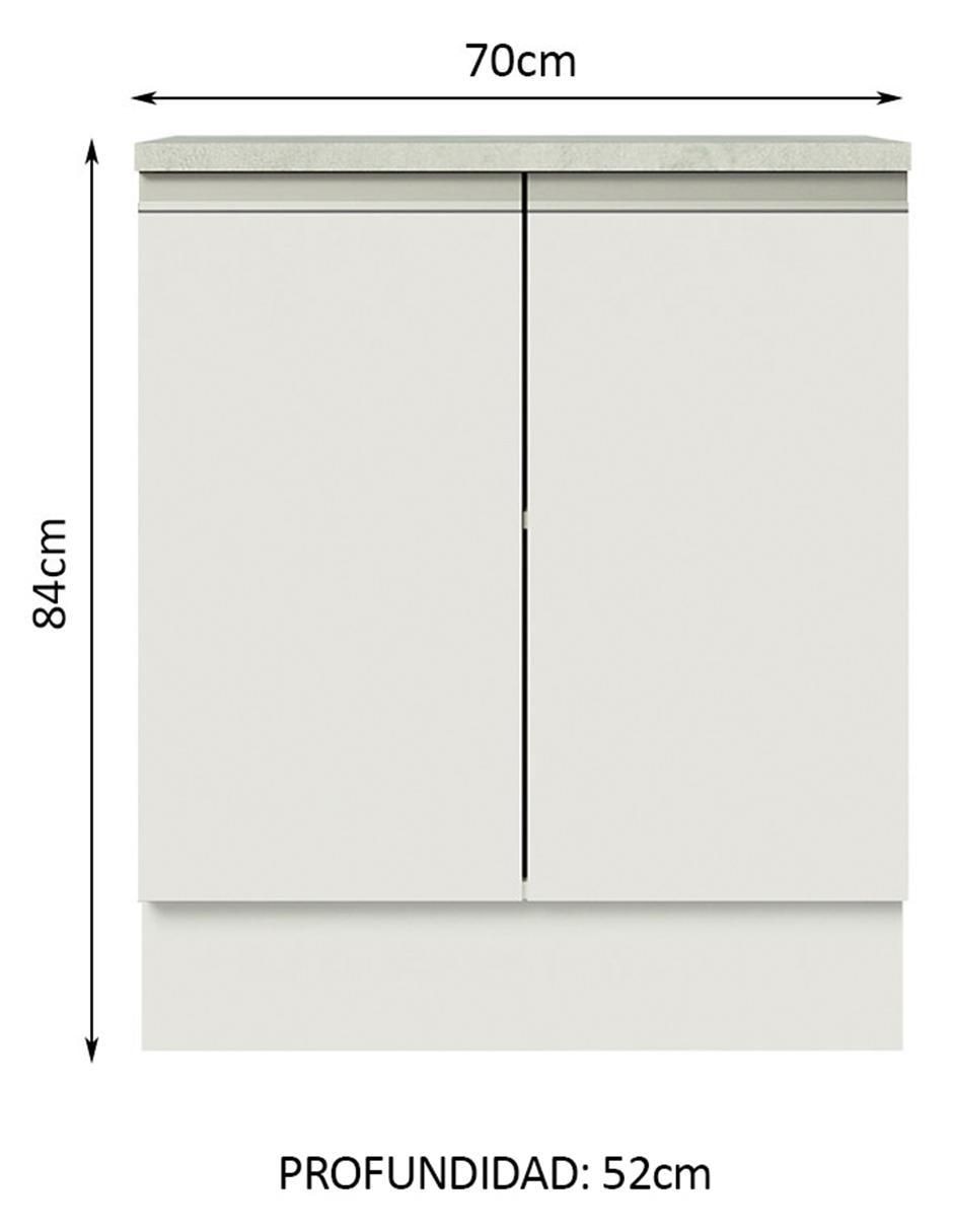 Gabinete armable Glamy de MDP 8