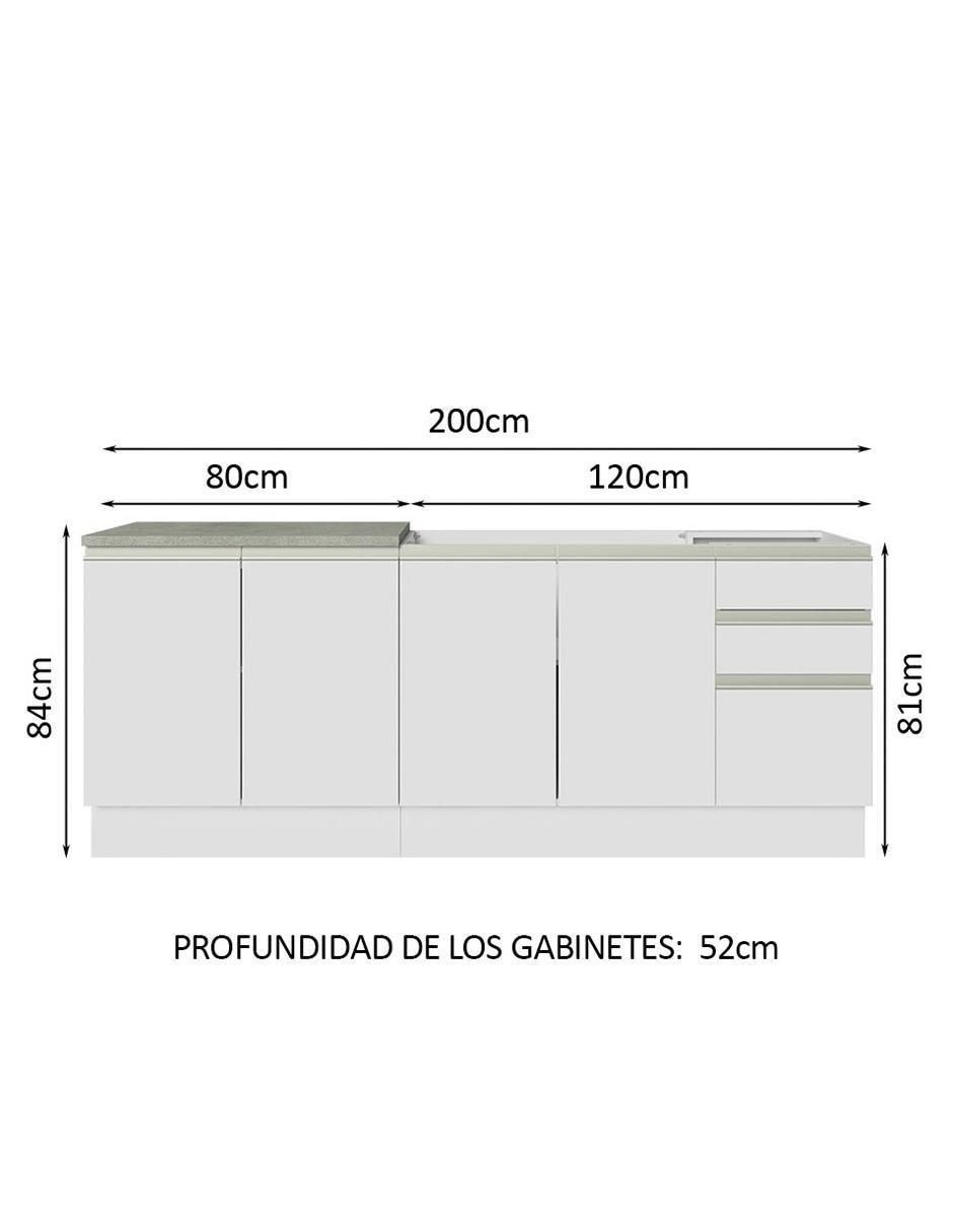 Gabinete armable Glamy de MDP 11