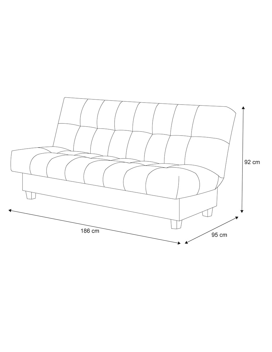 Sofá cama Lezama Re de madera 9