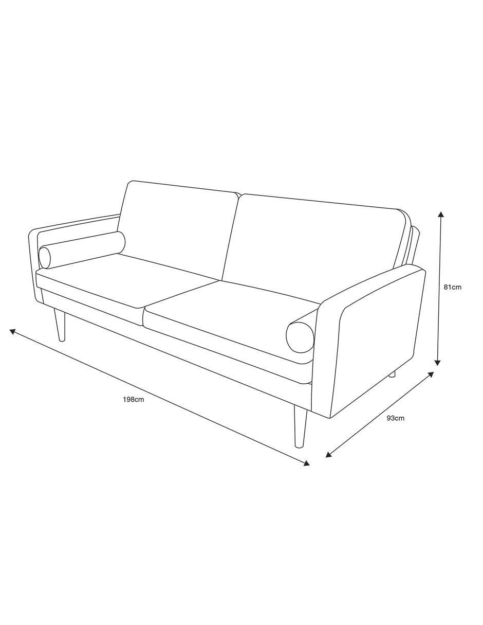 Sofá cama Lara Re de madera 9