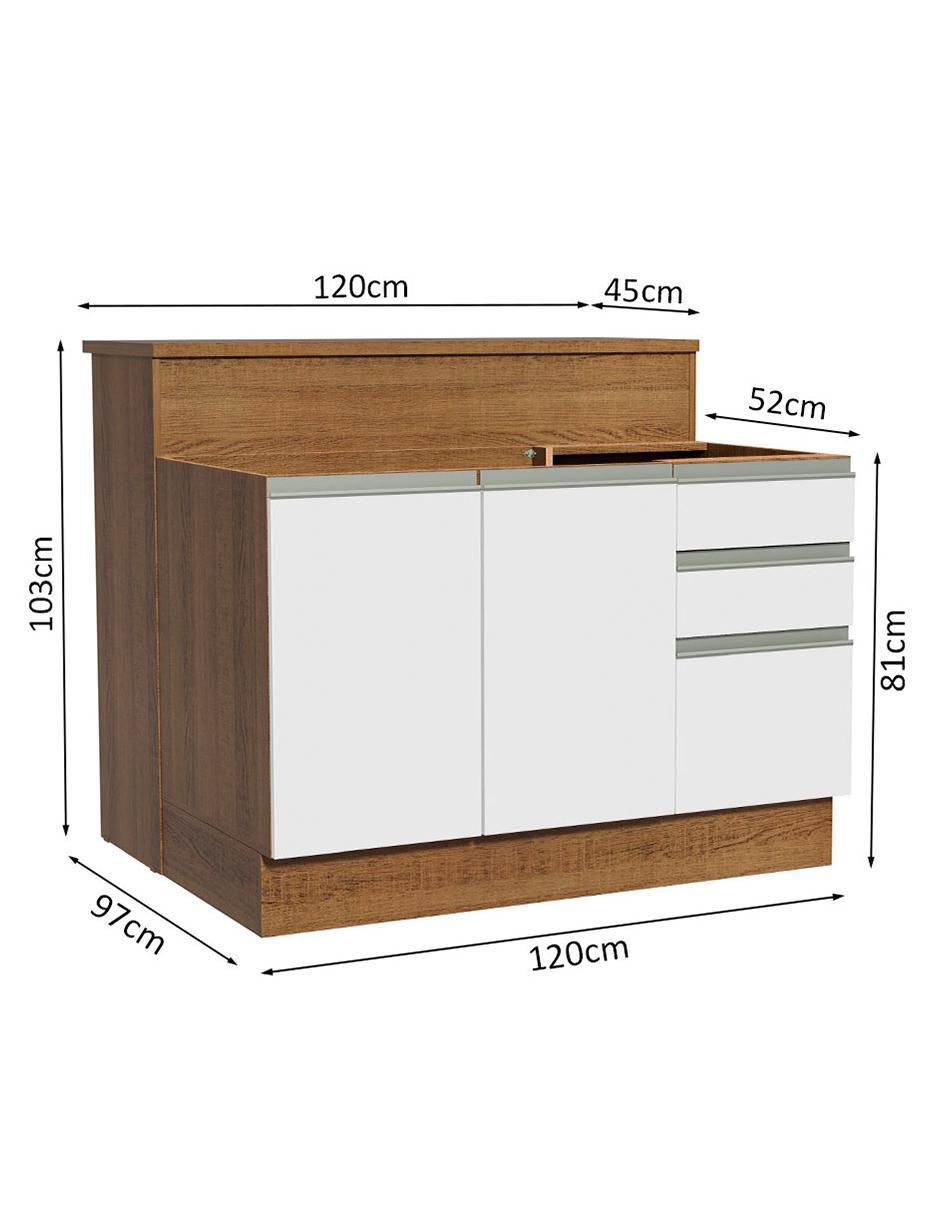 Gabinete armable Glamy de MDP 10