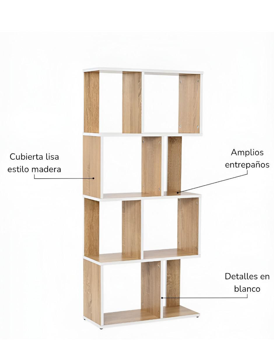 Librero armable de madera 2