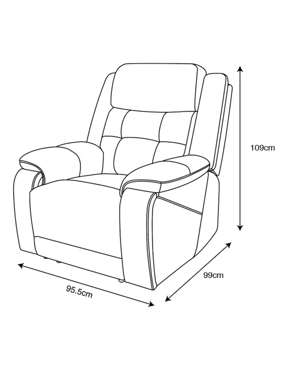 Reclinable de piel 9