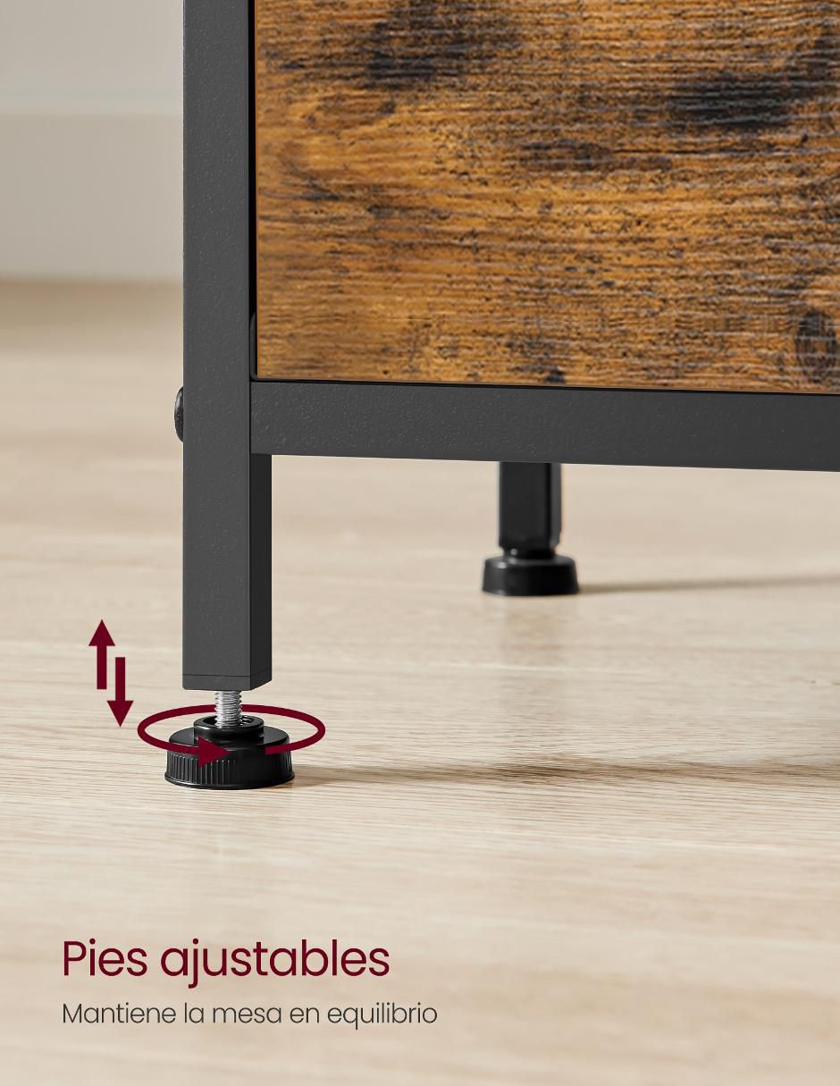 Buró armable Bellah de MDF y madera 2