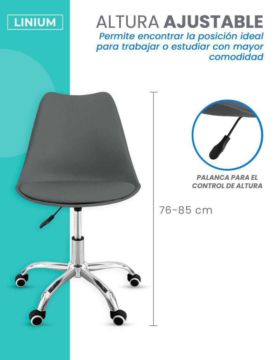 Silla de escritorio 1 "piezas" sin familia linium "de" mezcla de materiales adulto