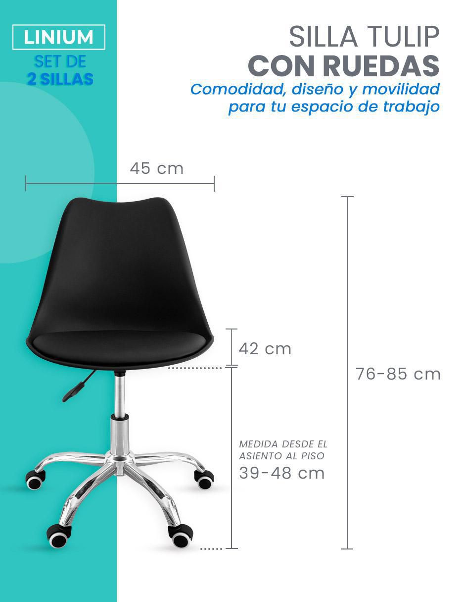 Set de silla de escritorio 2 piezas 11