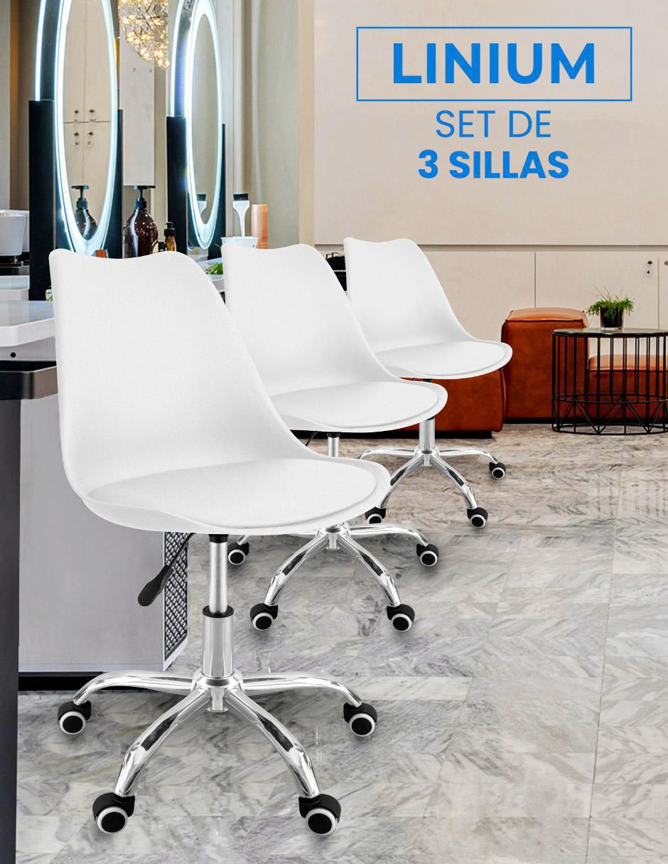 Silla de escritorio 3 piezas 5