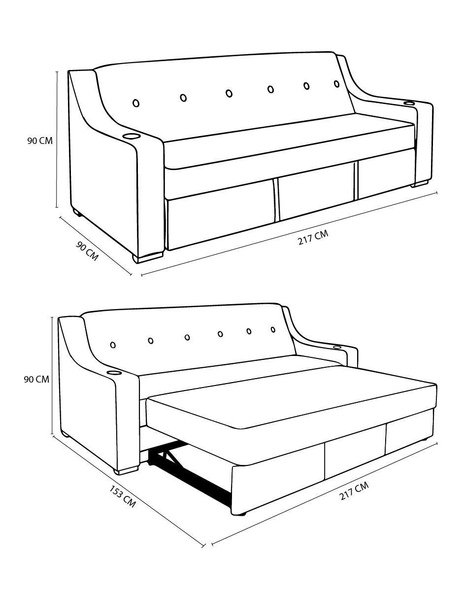 Sofá cama Enzo 7