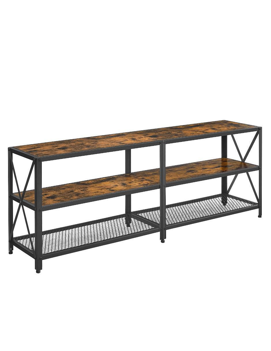 Mueble de TV armable Dailen de metal y madera