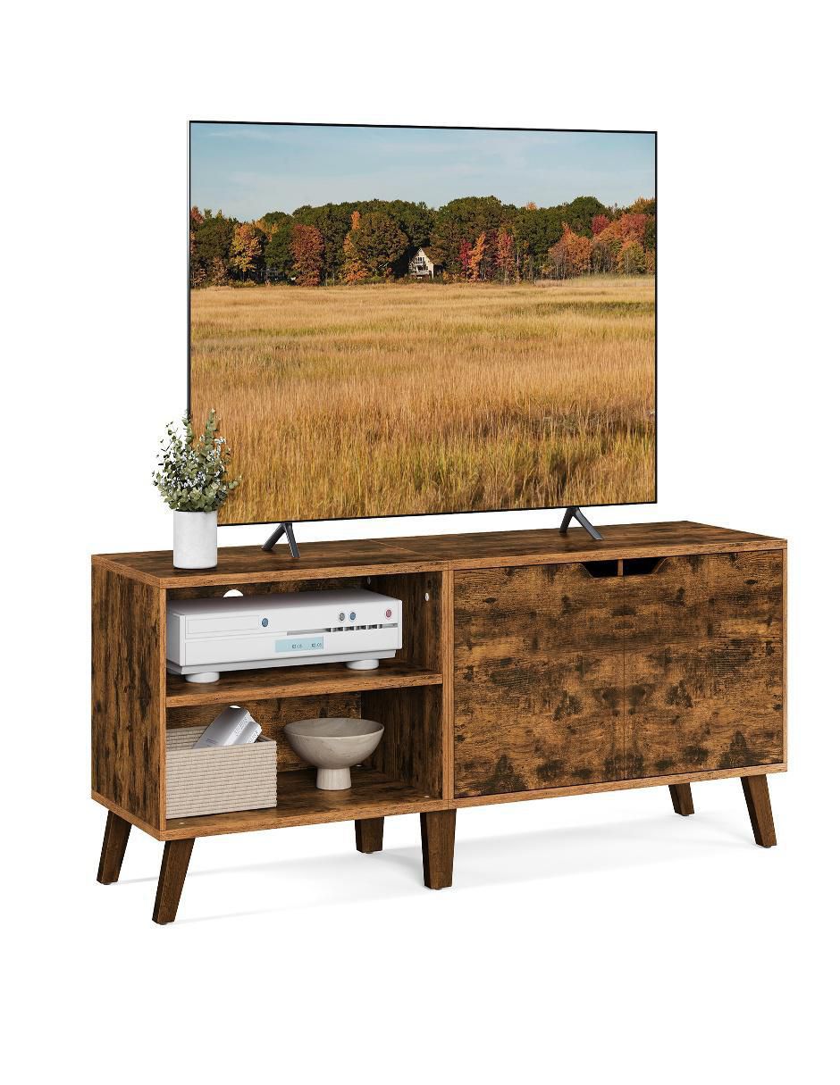 Mueble de TV armable Miranta de aglomerado y madera 3