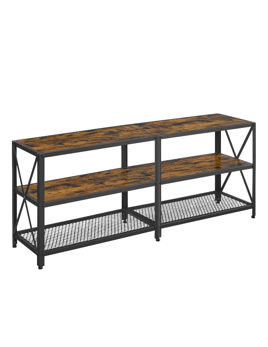 Mueble de TV armable Dailen de metal y madera