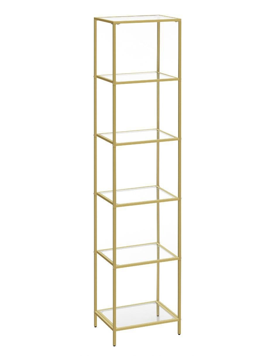 Librero armable Baris de vidrio