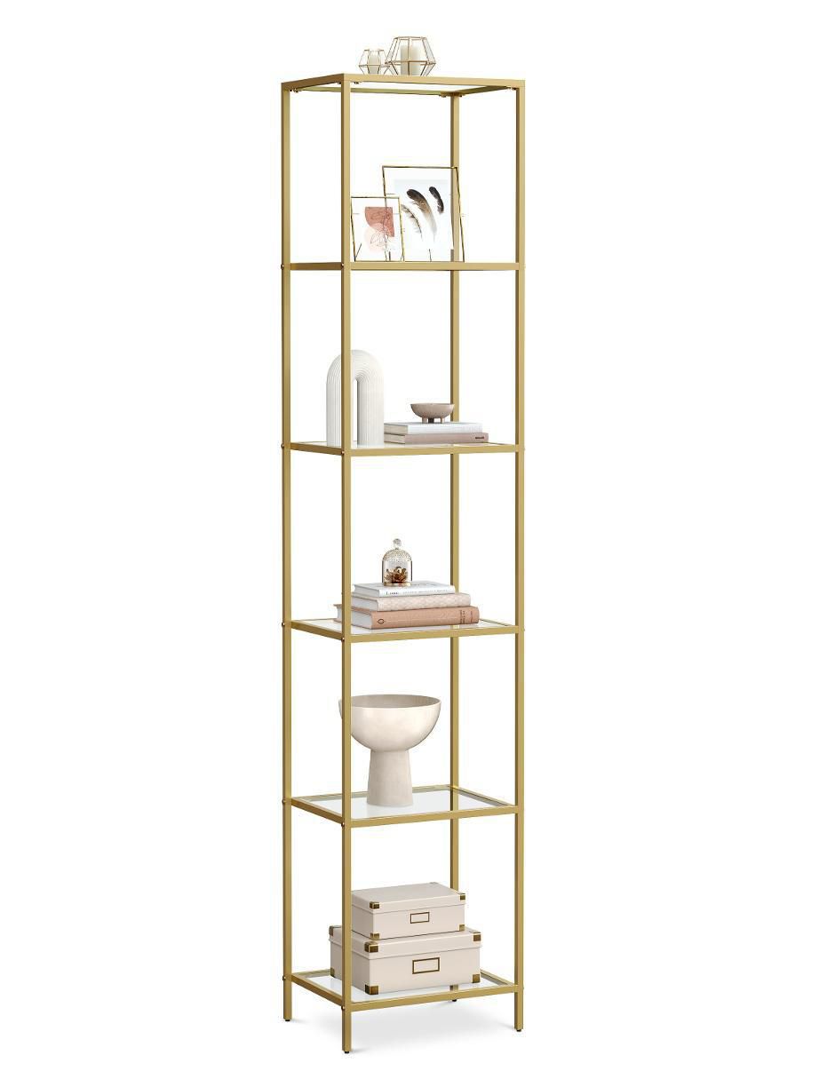Librero armable Baris de vidrio 3