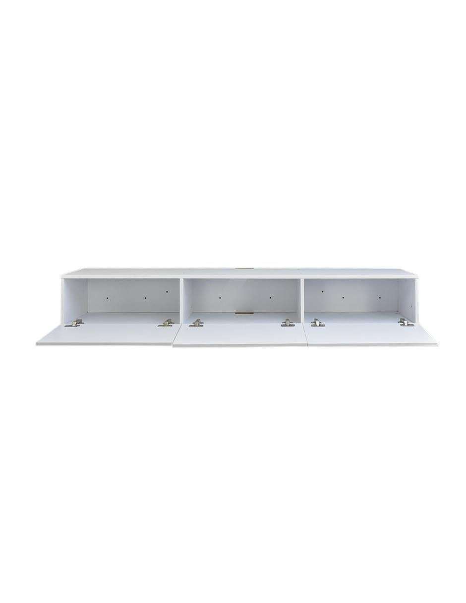 Mueble flotante para TV armable de melamina 2