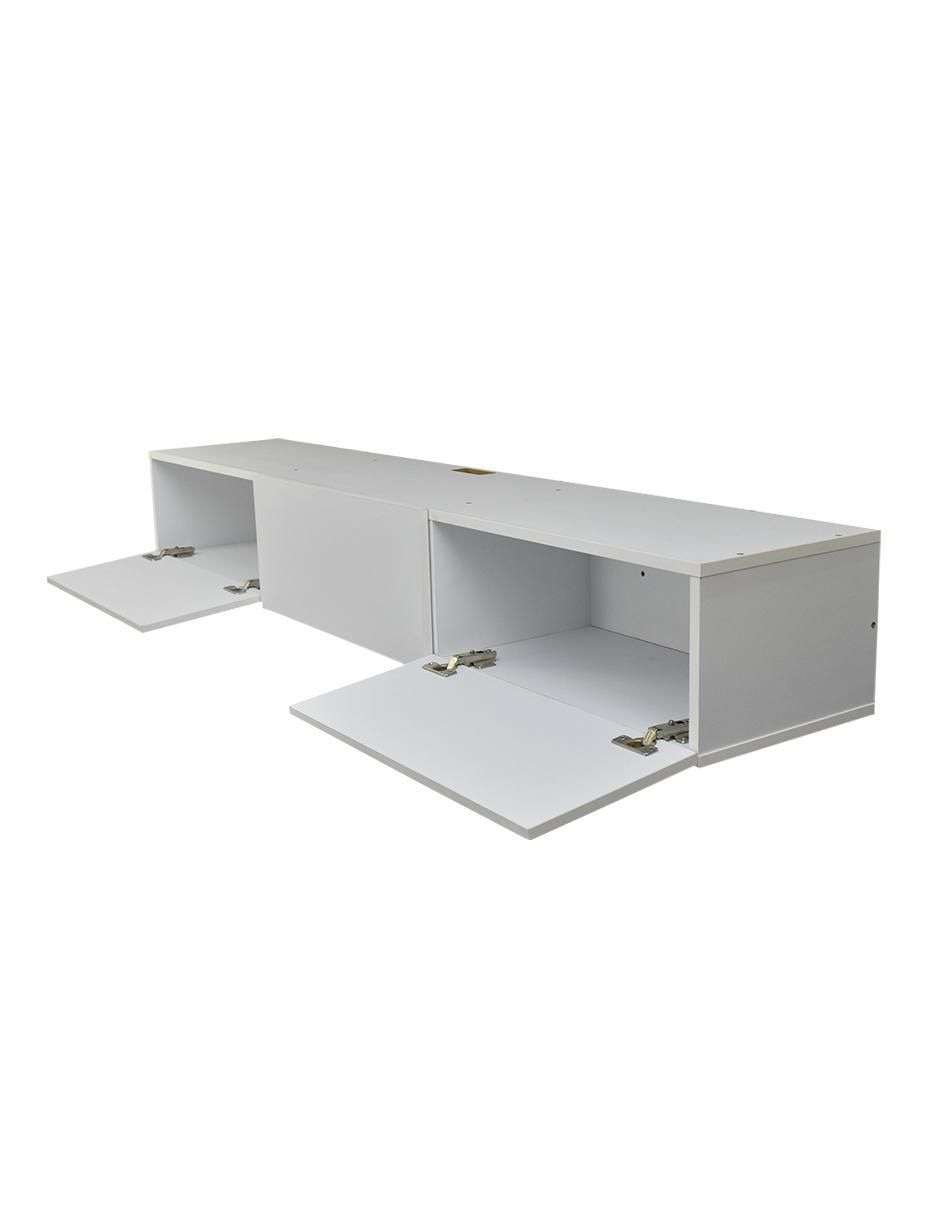 Mueble flotante para TV armable de melamina 3
