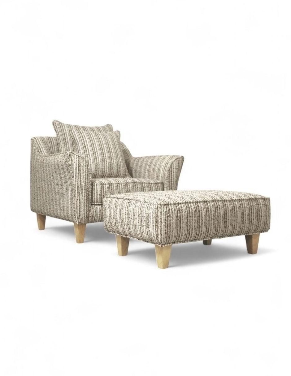 Juego de asiento con taburete Tamoa