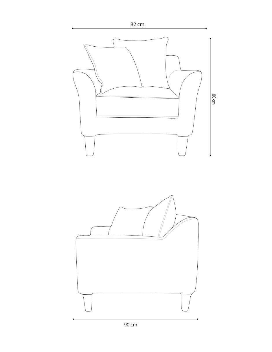 Juego de asiento con taburete Tamoa 2