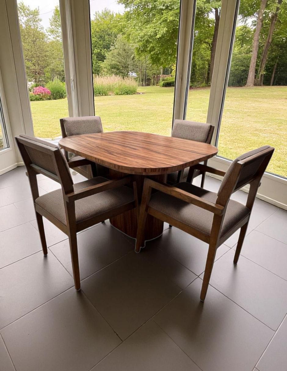 Comedor para 4 personas de madera de parota 2