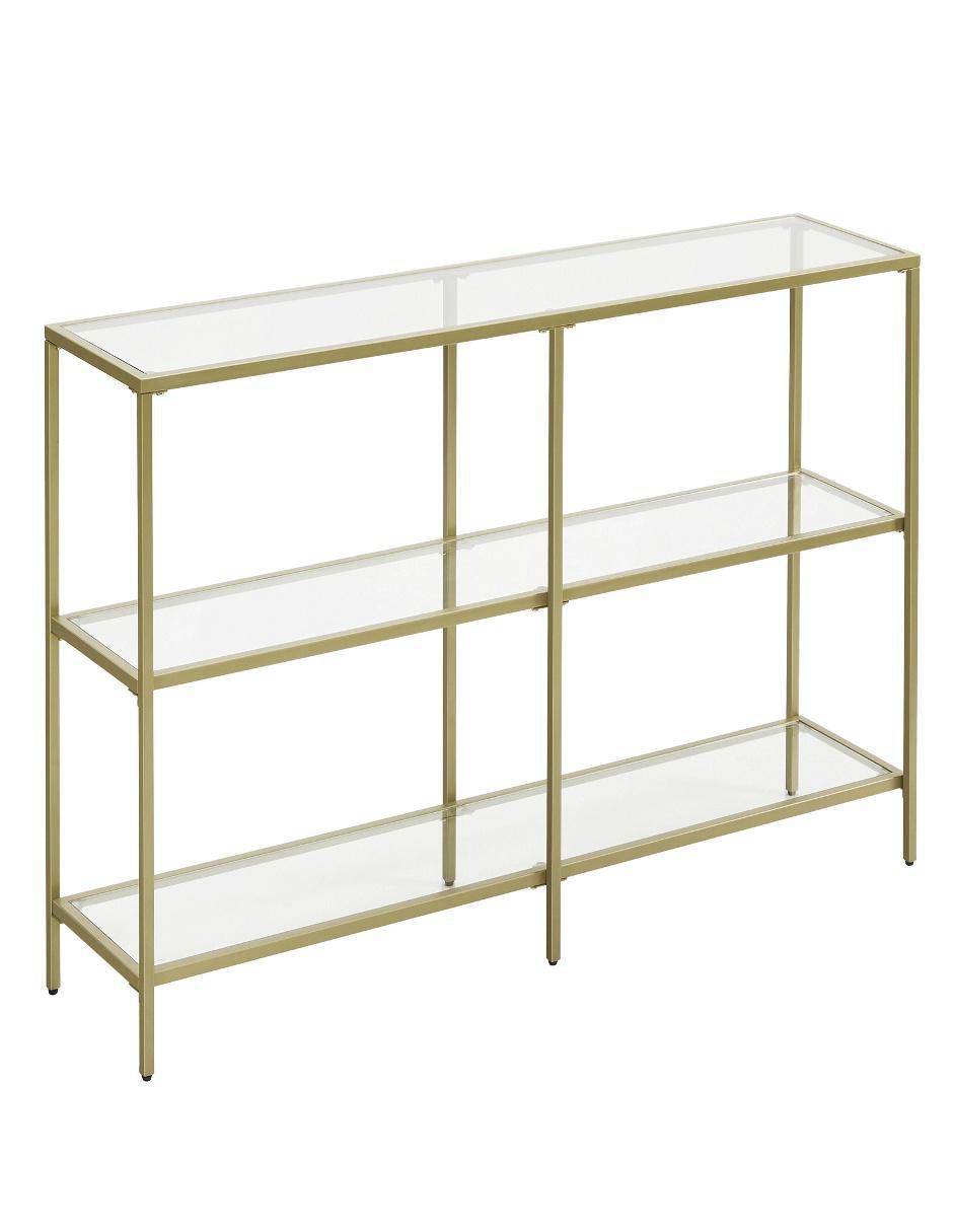 Mesa armable Baris de metal y vidrio