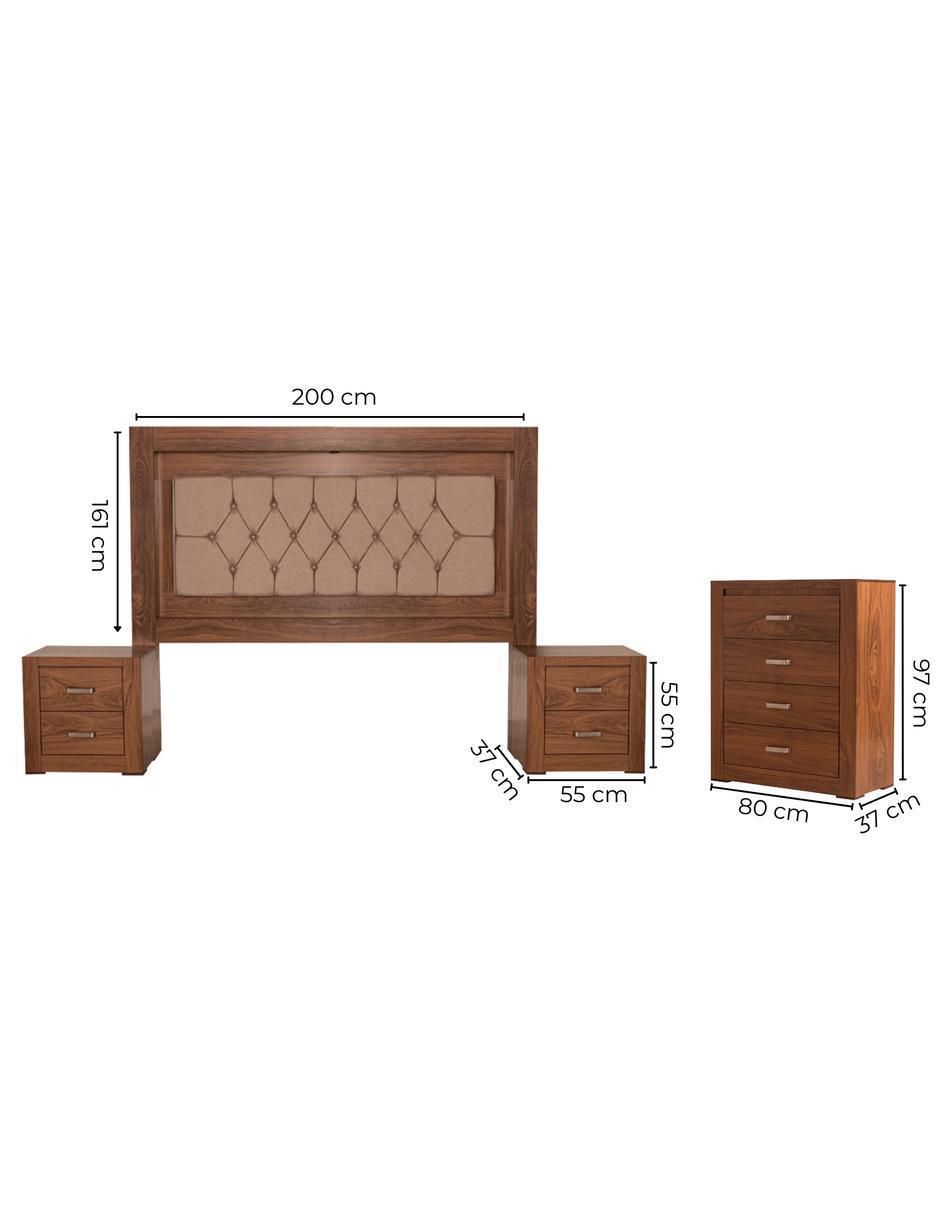 Set recámara Zanetti de MDF 13