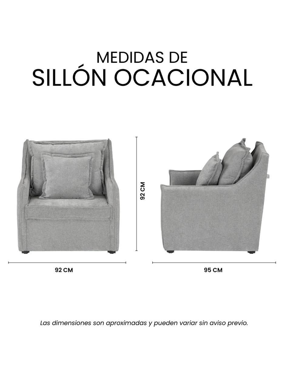 Sillón dako trinity "de" madera pino