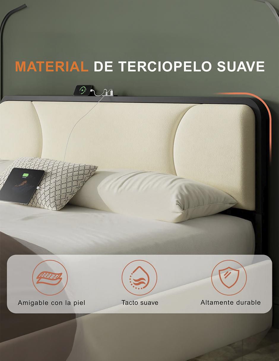 Base para cama Fabato de metal 5