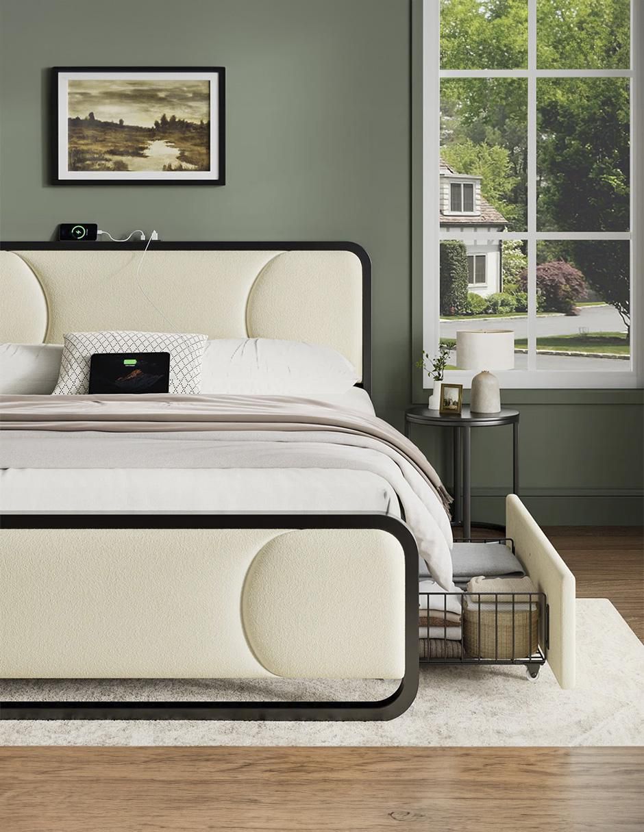 Base para cama Fabato de metal 8