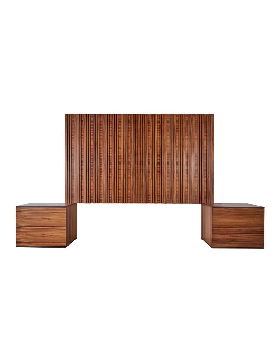 Set recámara Amarella de chapa madera 3