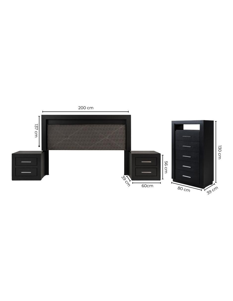 Set recámara Ariadna de MDF 15
