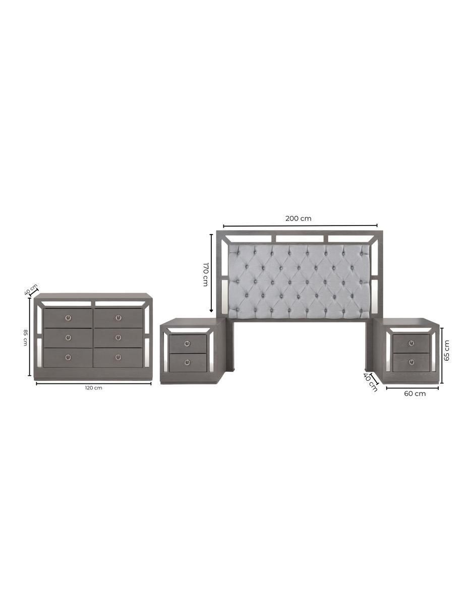 Set recámara Emma de MDF 15