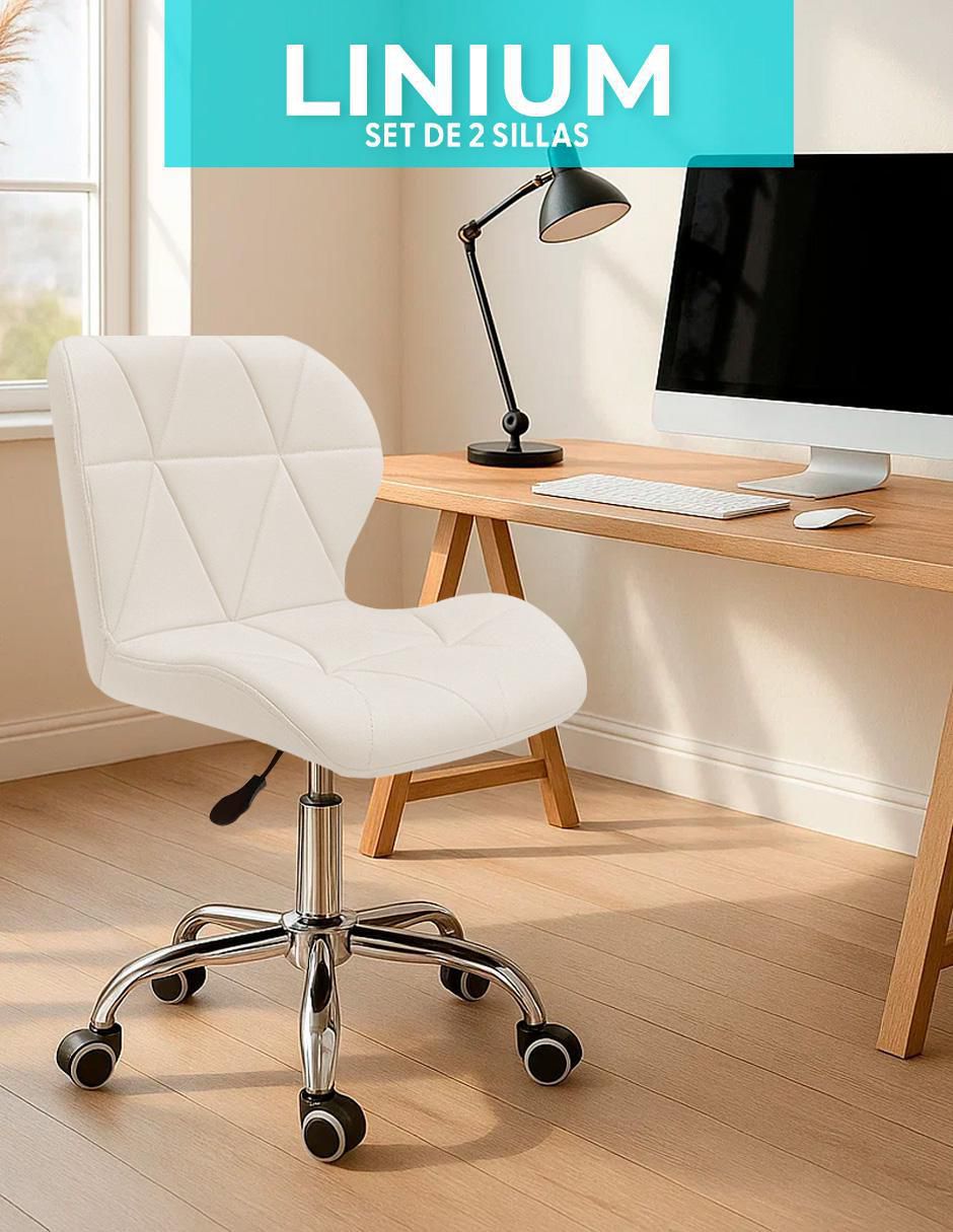 Silla de escritorio 2 piezas Linium