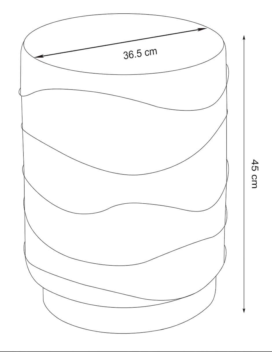 Taburete Sumatra de tela 4