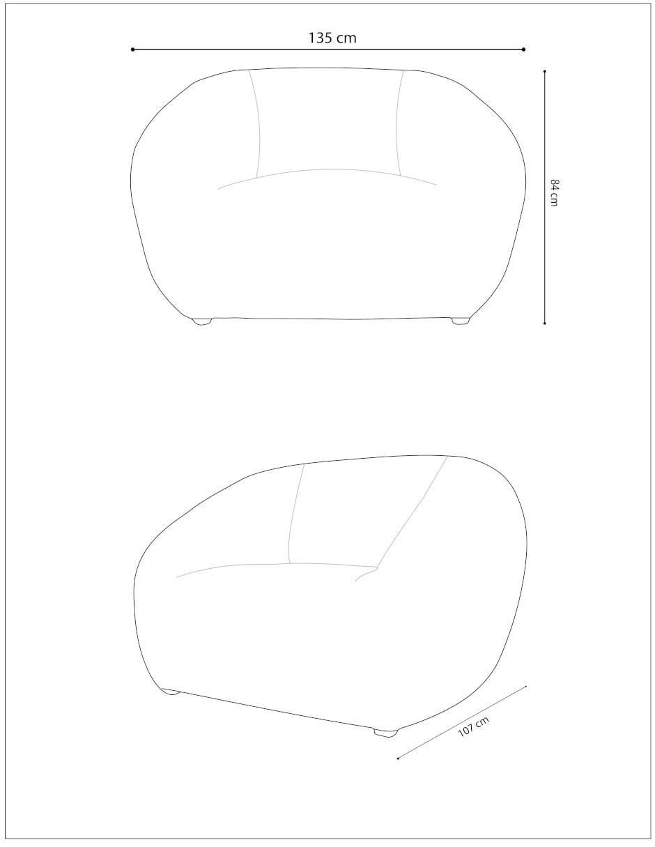 Sillón mika toura "de" poliéster