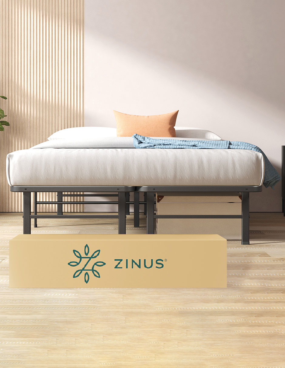 Base para cama armable Rumi de acero inoxidable