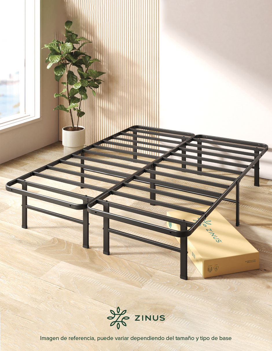 Base para cama armable Rumi de acero inoxidable 6