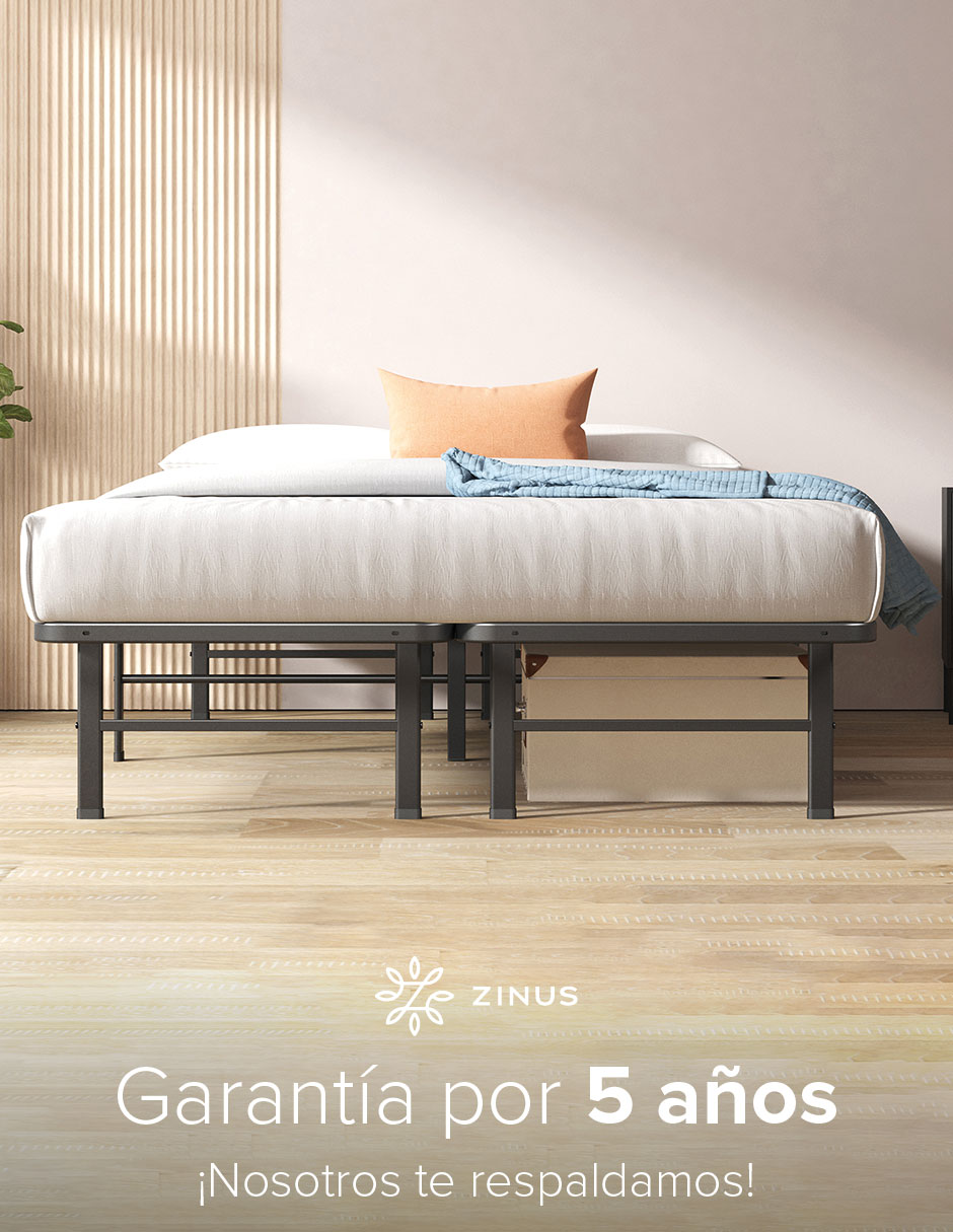 Base para cama armable Rumi de acero inoxidable 8
