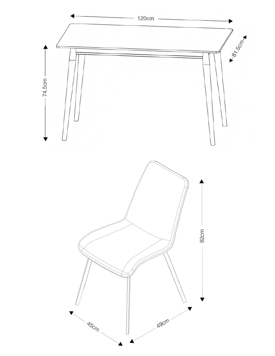 Comedor Looney para 6 personas de cerámica 10