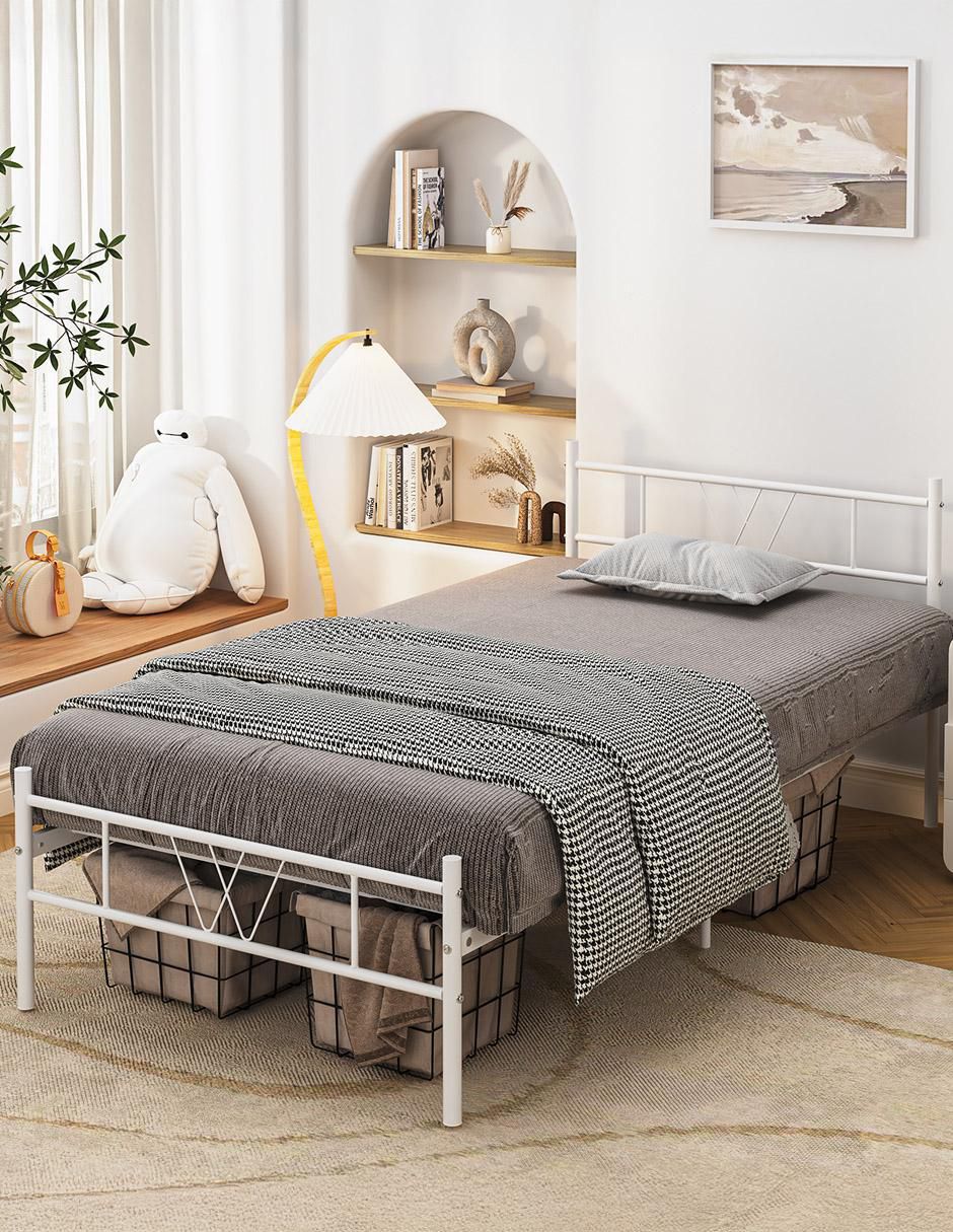 Base para cama armable Koke de metal individual 7