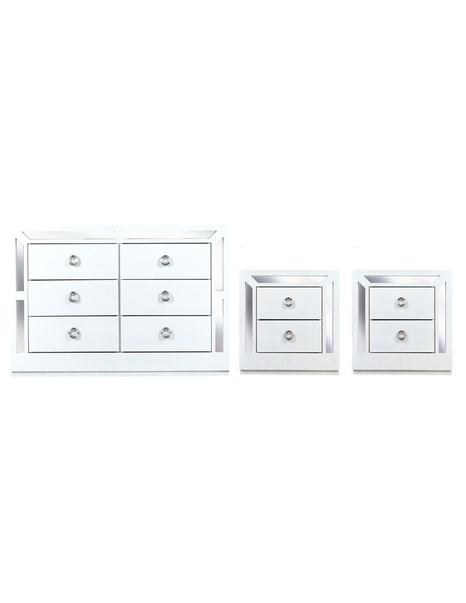 Set recámara Emma de mdf Set recámara Emma de mdf