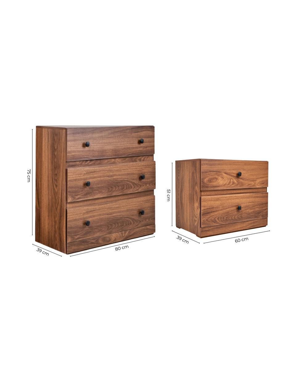 Set recámara Louvre de MDF 10