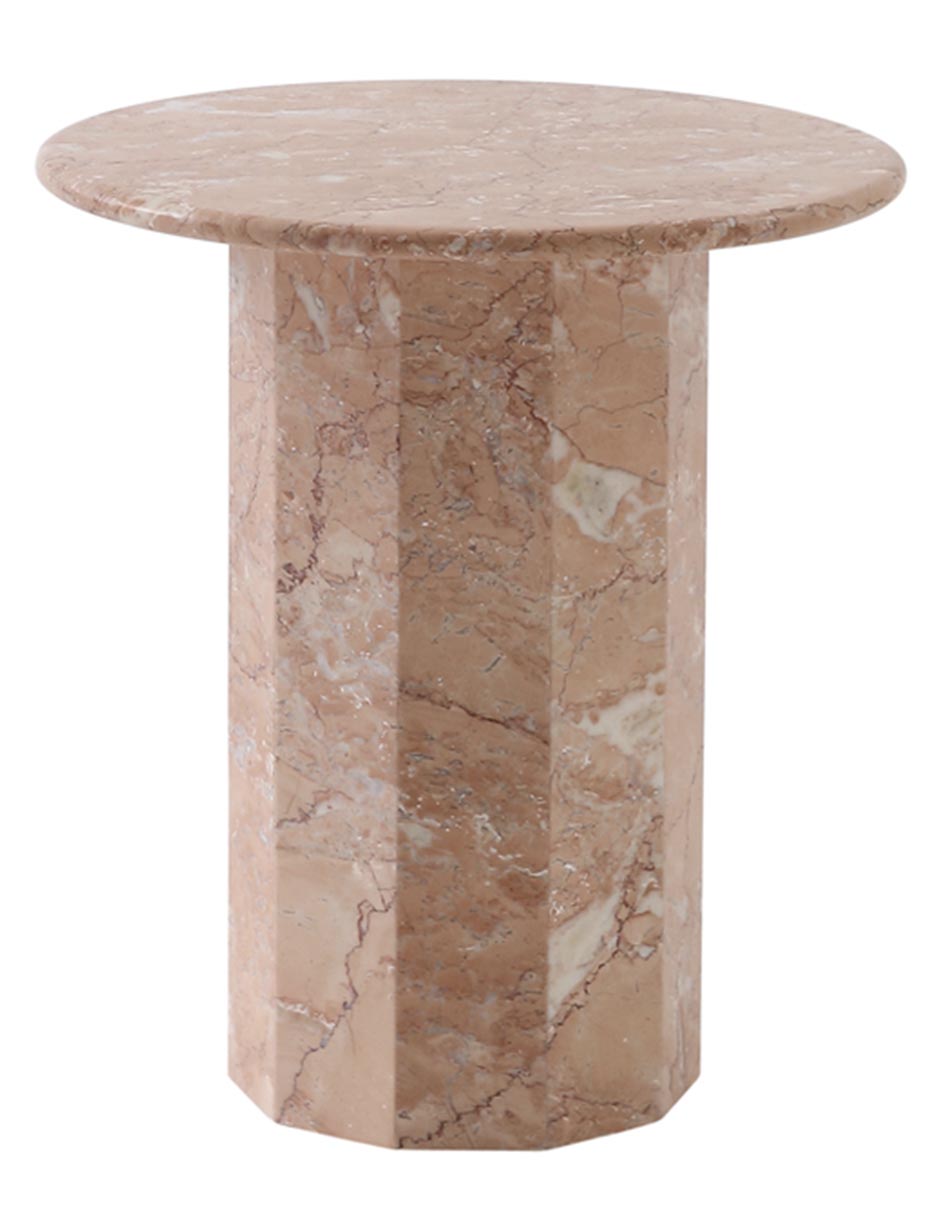 Mesa lateral Lucca de mármol