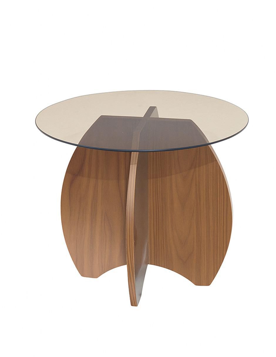 Set mesa nido armable Monza de cristal 5
