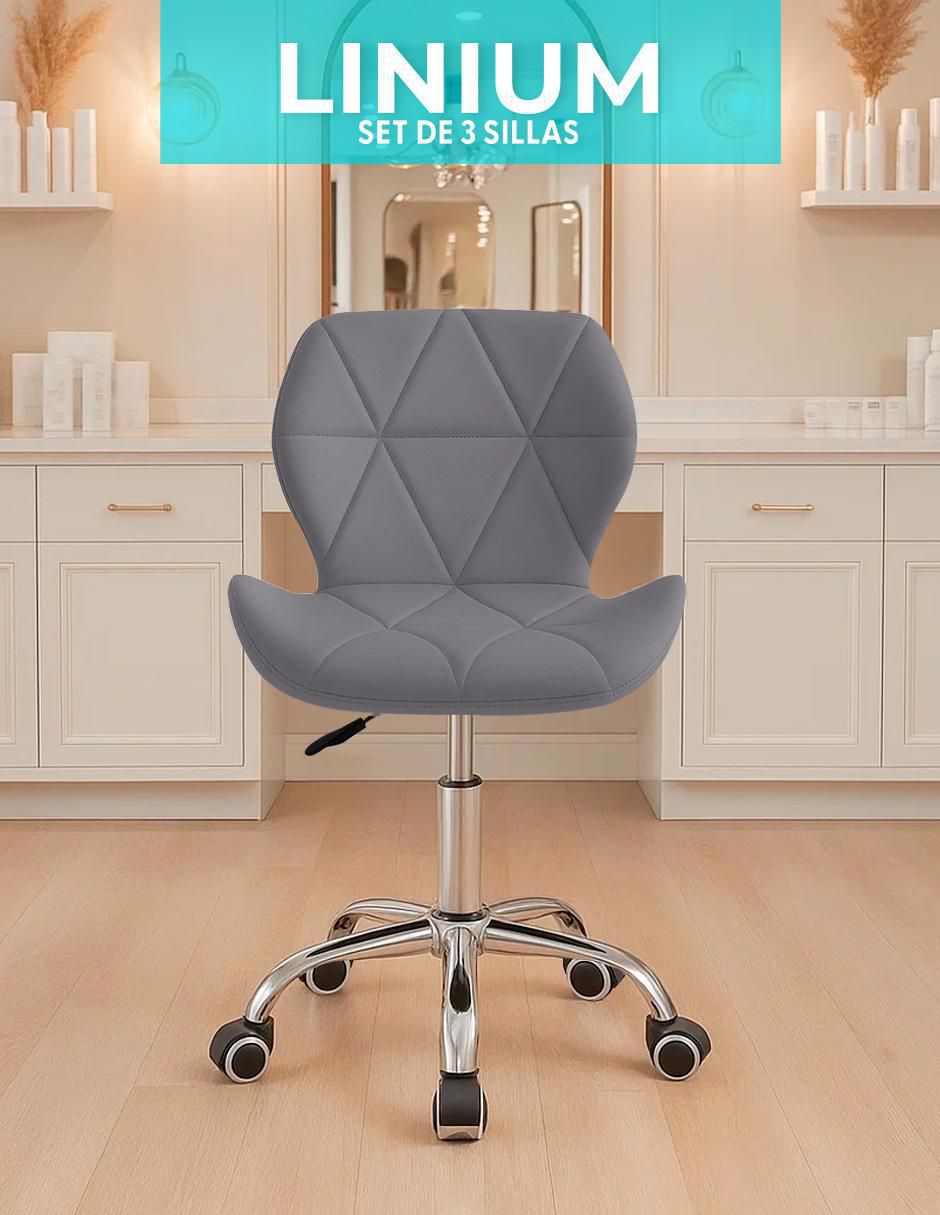 Silla de escritorio 3 piezas Linium