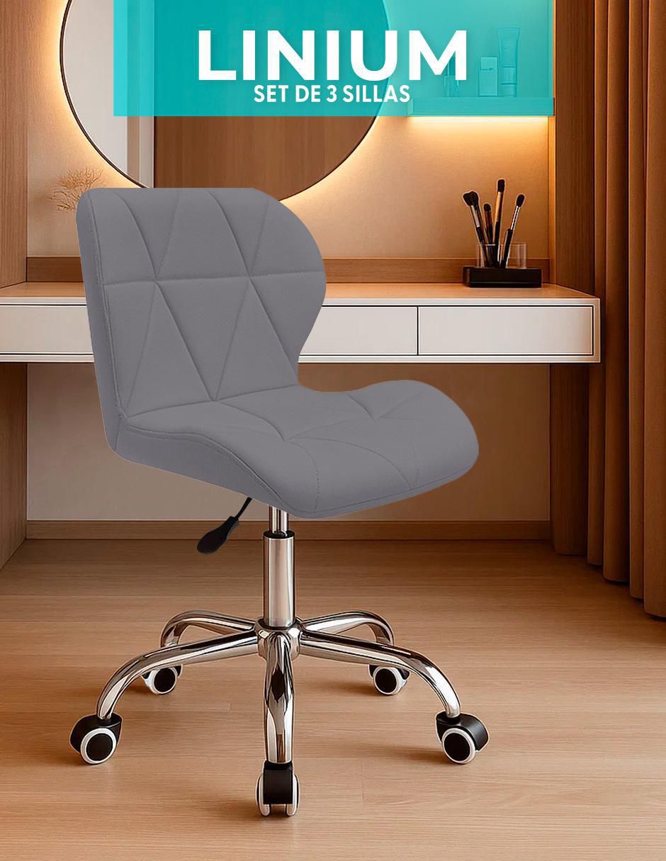 Silla de escritorio 3 piezas Linium