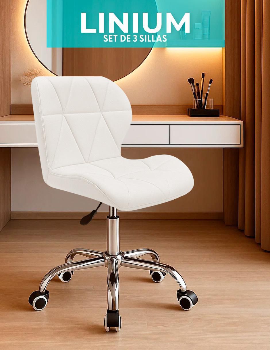 Silla de escritorio 3 piezas Linium