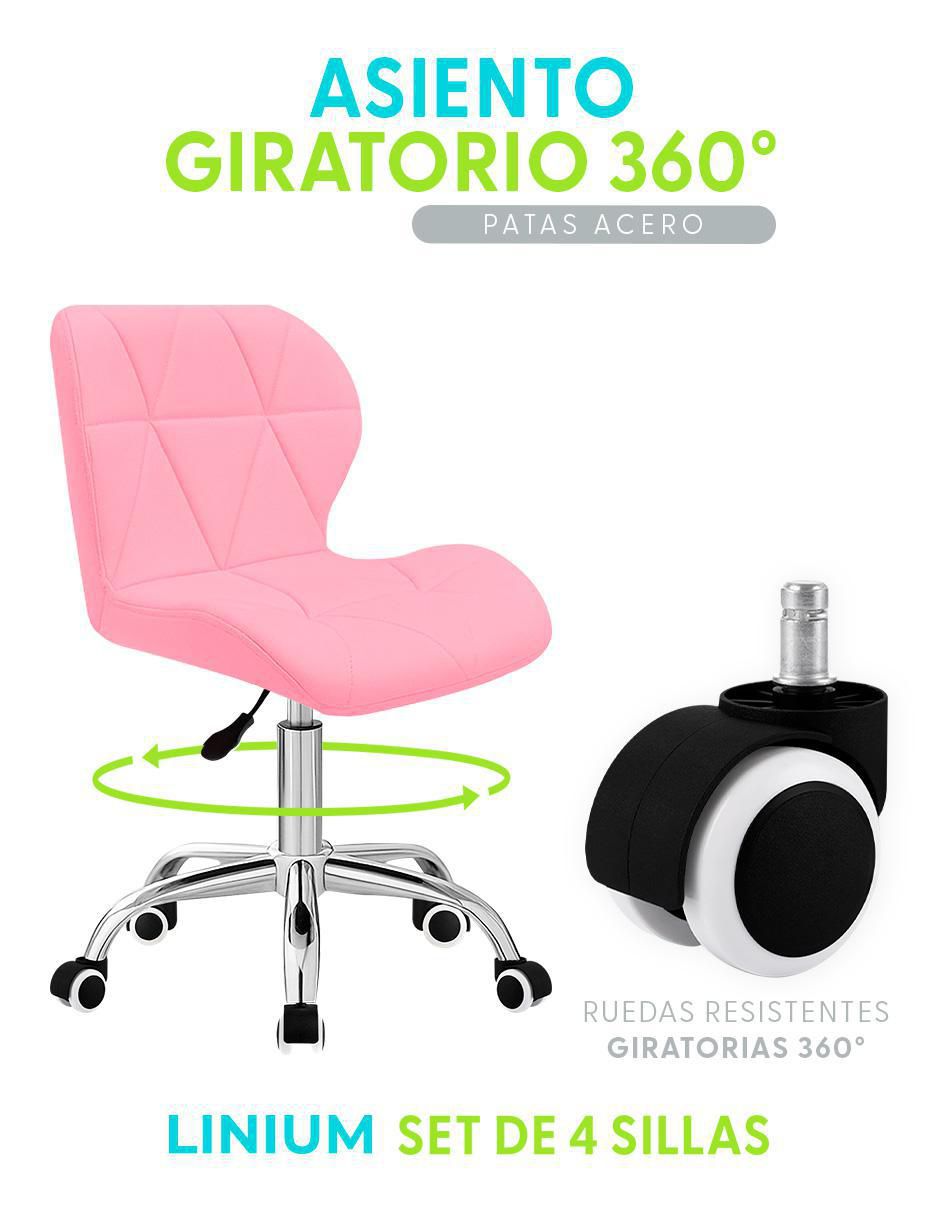 Silla de escritorio 4 piezas 5