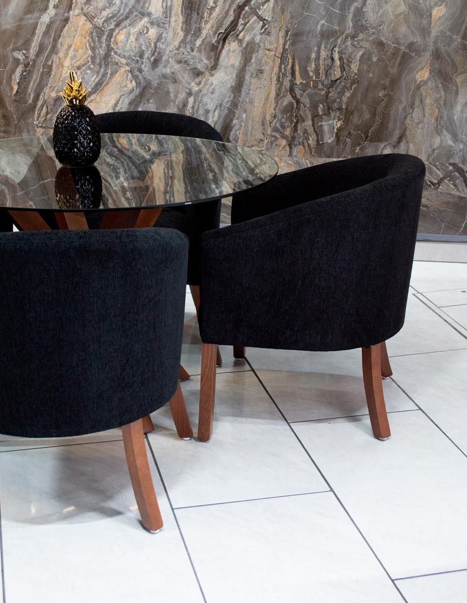 Comedor para 4 personas de cristal 3