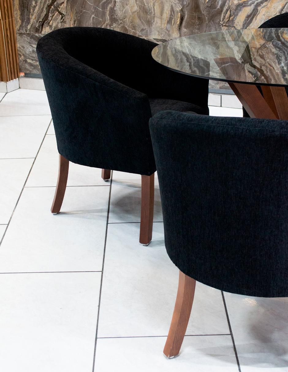 Comedor para 4 personas de cristal 6