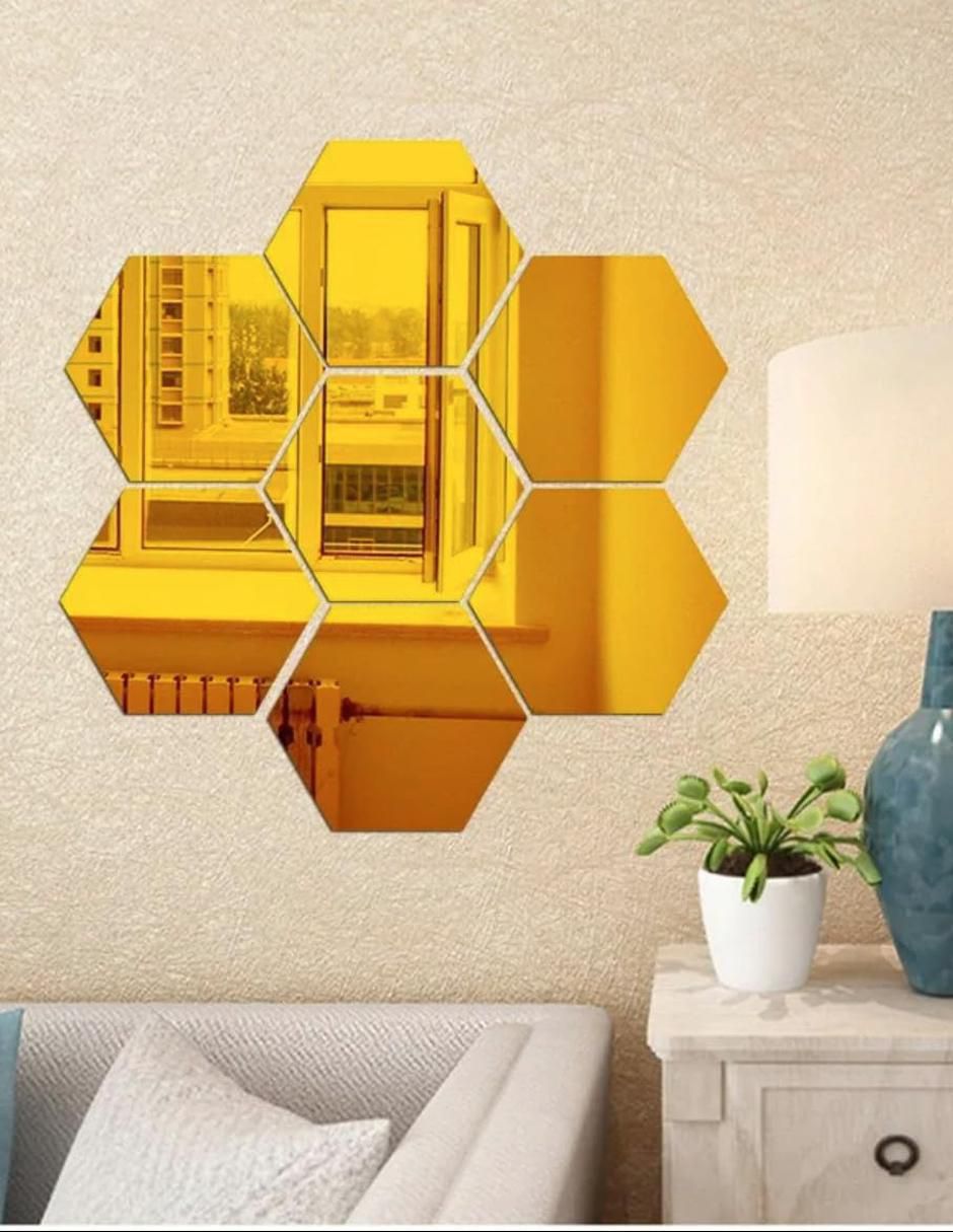 Espejo hexagonal 2
